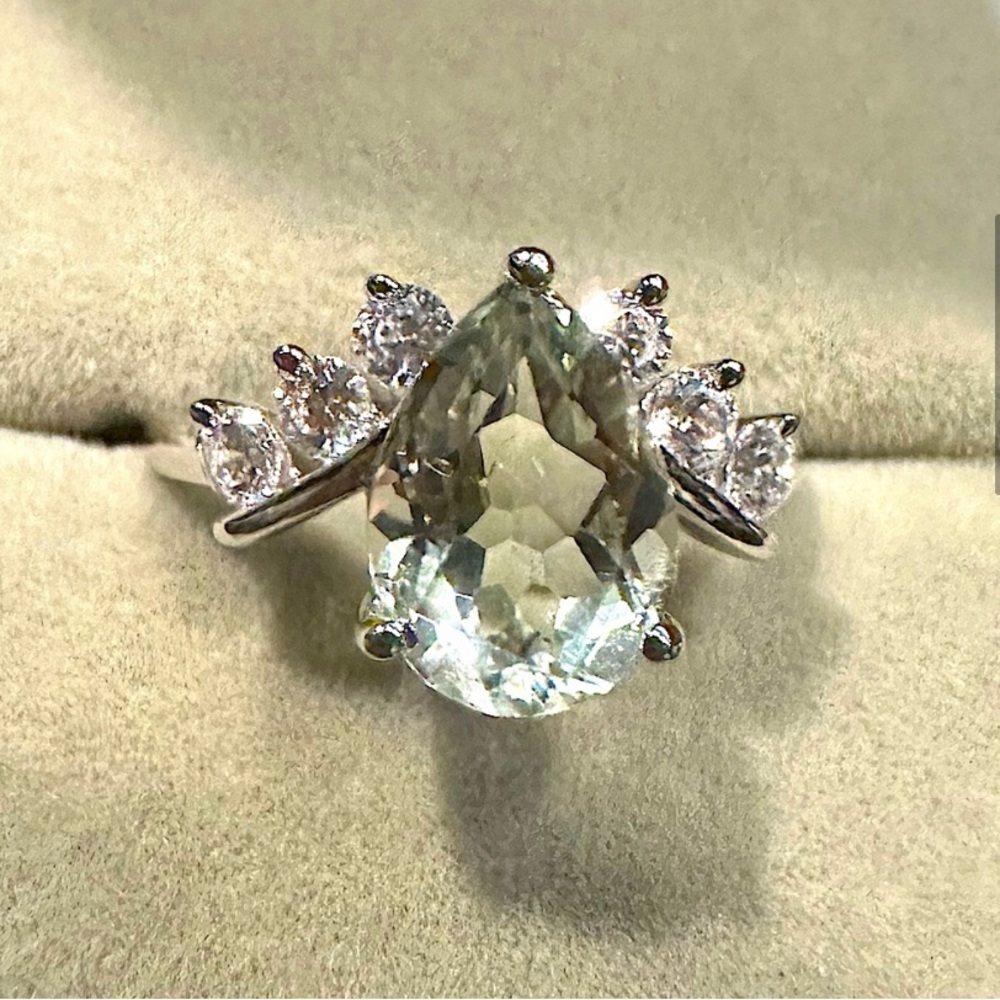 Prasiolite Ring 925